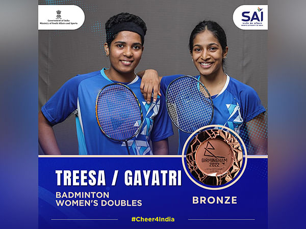 CWG 2022: India's Treesa Jolly-Gayatri Gopichand pair claim bronze in women's doubles