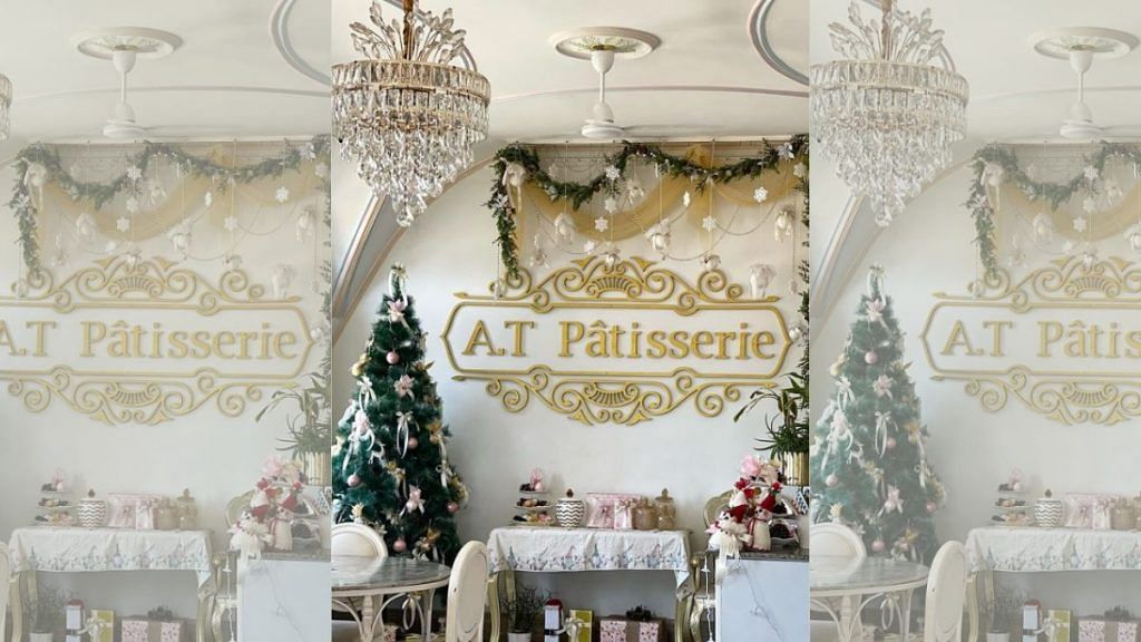 A.T. Patissiere's decor was influenced by French patisserie cafe interiors. The owners love delicate Parisian designs and they wanted to bring back home the experience. | Instagram/a.t_patisserie