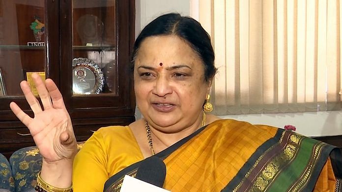 File photo of JNU Vice Chancellor Santishree Dhulipudi Pandit | ANI