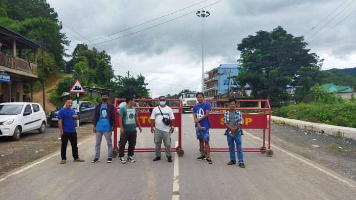 Protesters in Chandel, Manipur | By special arrangement