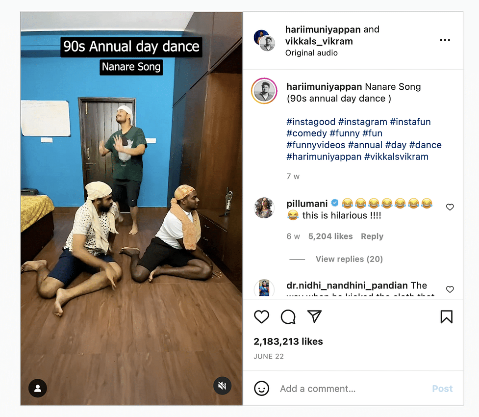 Vikkals were just parodying Tamil songs. Until they found a sweet spot in Instagram reels Vikkals were just parodying Tamil songs. Until they found a sweet spot in Instagram reels