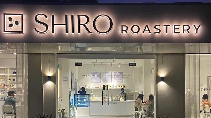 Shiro is a Japanese word which means 'a gentleman'. It also means white, reflecting the theme of the café. | Instagram/shiro_roastery)