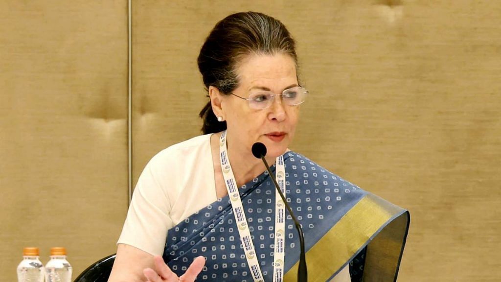 File photo of Sonia Gandhi, Congress Interim President | ANI