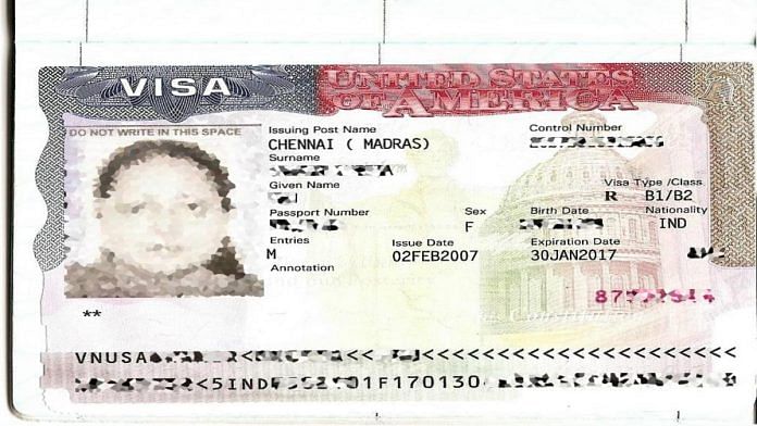 Representational image of US Visa | Commons
