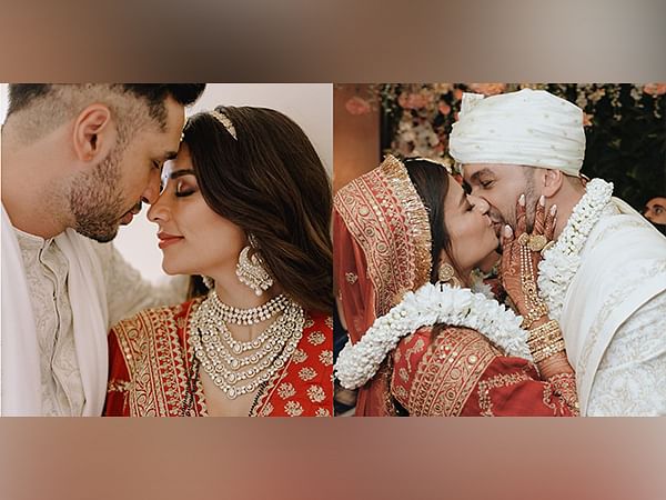 Arjun Kanungo, Carla Dennis first wedding pictures are all about love, hugs, kisses