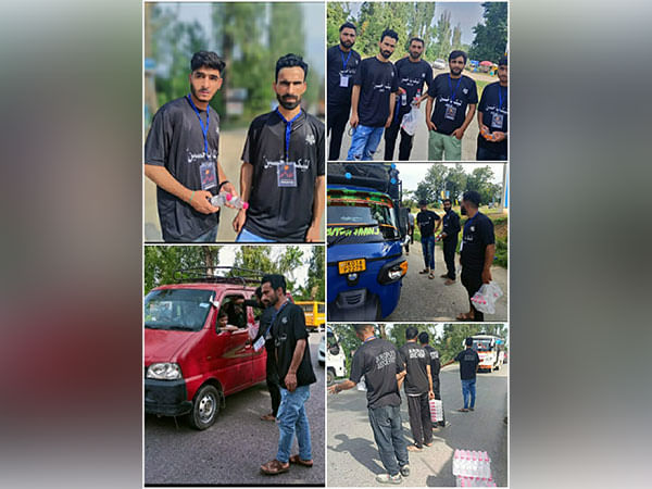 J-K Peoples Justice Front serves drinking water to promote unity and peace