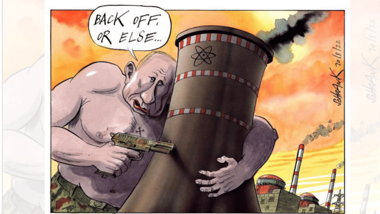Putin secures nuclear plant, while ex Australian PM turns octopus