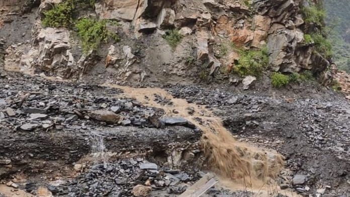 Kullu-Sainj road closed due to landslides, flash floods reported in Pagal Nala
