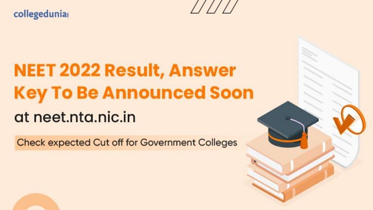 NEET 2022 Result, Answer Key to be announced soon at neet.nta.nic.in, Check expected Cut off for Government Colleges