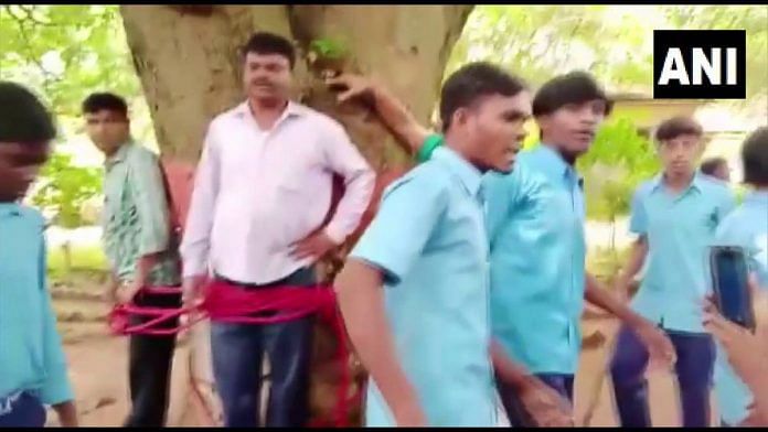 Screenshot of video capturing Jharkhand incident | ANI