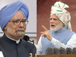 File photo of Manmohan Singh (left) and Narendra Modi | Agencies