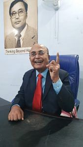 Dr Dhaniram Baruah in his clinic | Angana Chakrabarti | ThePrint