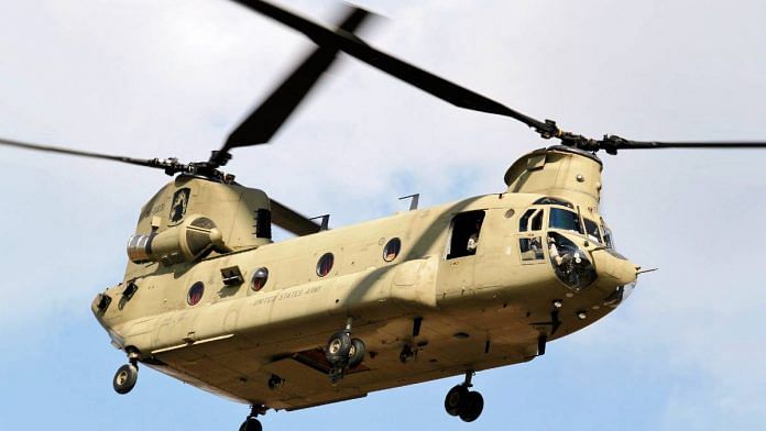Representational image of a Chinook | Wikimedia Commons