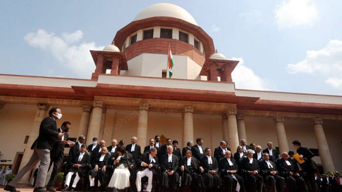 A group picture of Supreme court judges at Supreme Court in New Delhi | Praveen Jain | ThePrint