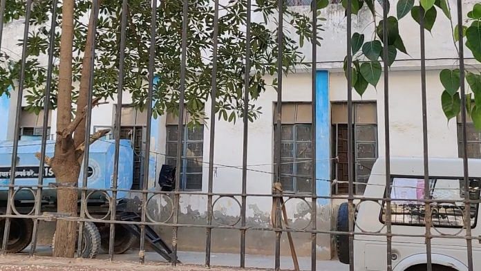 A view of the Rohingya restriction centre at Sarai Rohilla in New Delhi | Amogh Rohmetra | ThePrint