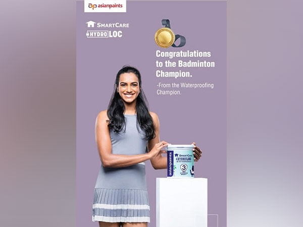 India's Paint and Decor Giant, Asian Paints congratulates New Brand Ambassador, PV Sindhu