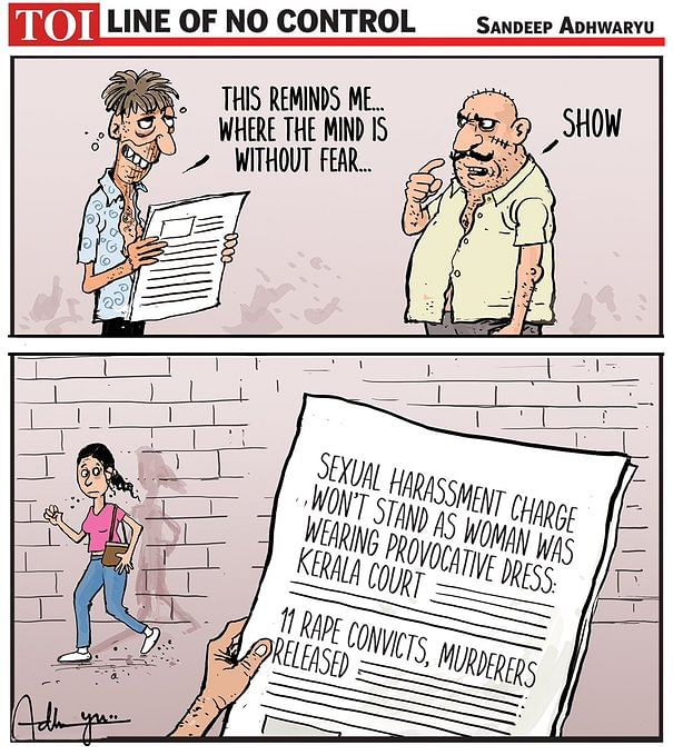 Sandeep Adhwaryu | Twitter/@@CartoonistSan | The Times of India