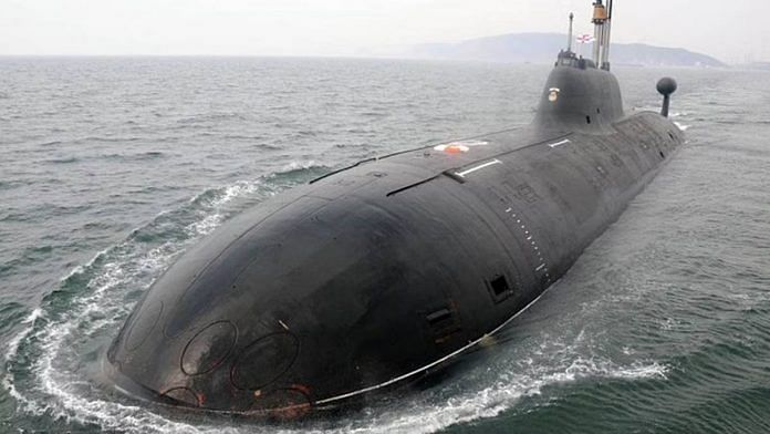 Representational image | Nuclear submarine INS Chakra | Indian Navy