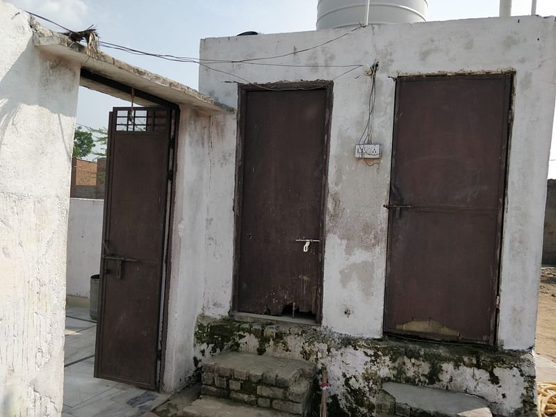 The toilet next to the house from KB's family claims she was kidnapped and raped | Sonal Matharu/ThePrint