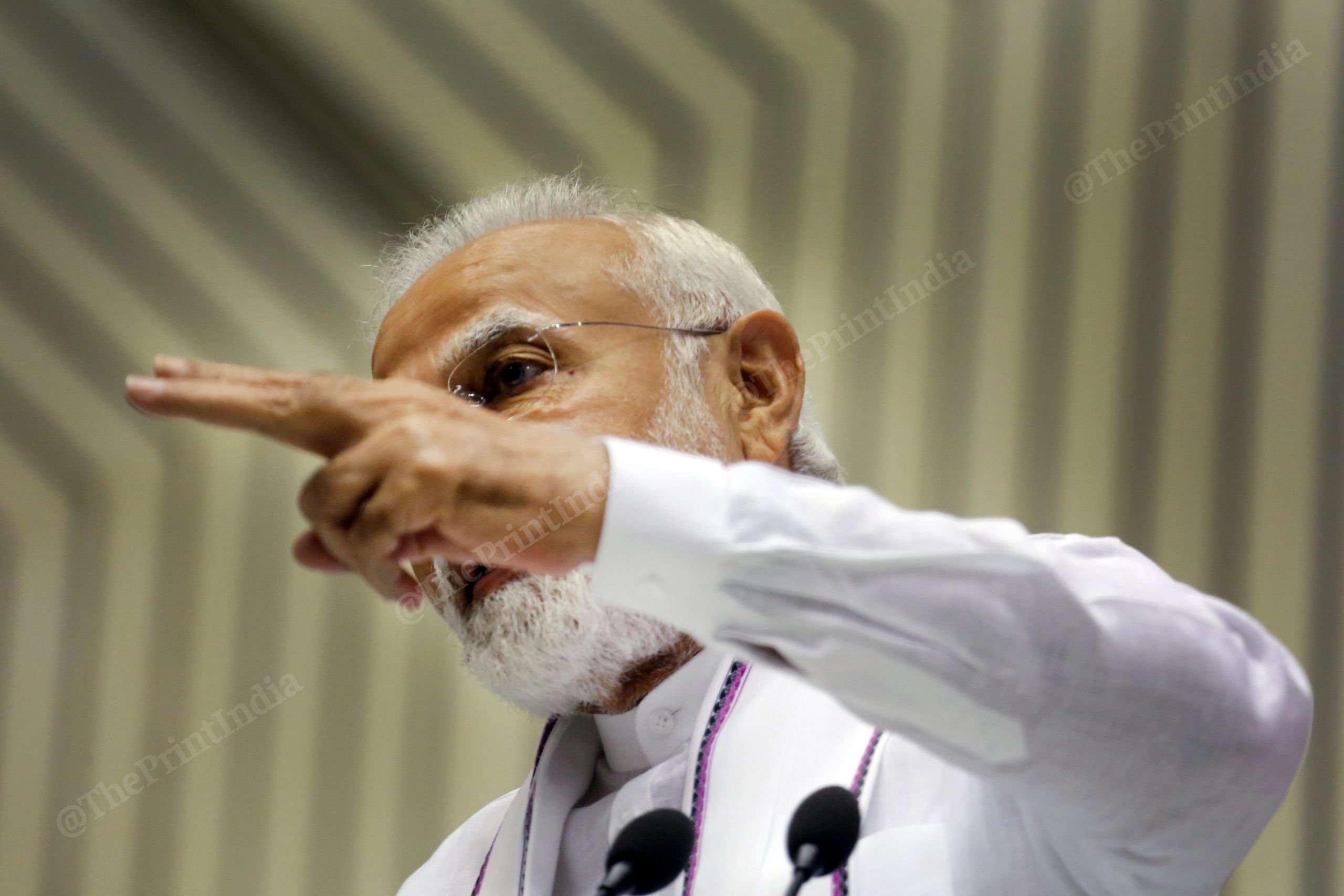 The Prime Minister talked about the new policy and how it will help the country | Photo: Praveen Jain | ThePrint