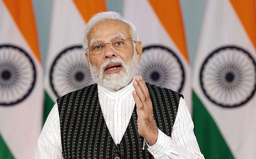 Prime Minister Narendra Modi hails role of people of Telangana in country’s growth.