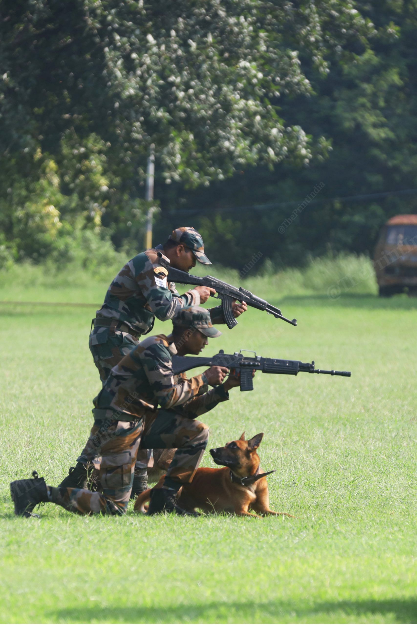 Belgian Malinois trained for combat on field | Photo: Manisha Mondal | ThePrint