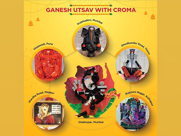 Croma welcomes E-ware Ganesha at their stores in Mumbai, Pune, Nagpur and Kolhapur Croma welcomes E-ware Ganesha at their stores in Mumbai, Pune, Nagpur and Kolhapur