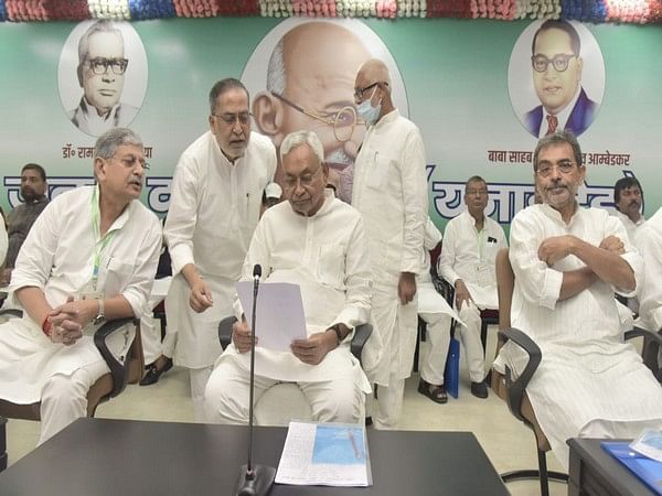 JDU national executive, council meeting held in Patna today