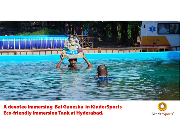 Thousands of Ganesha idols will be immersed in pre-fabricated portable ponds in Hyderabad, thanks to Pune-based KinderSports