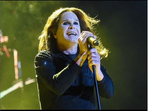 Ozzy Osbourne, 73, supported by wife Sharon, 69, in performance at LA Rams  game after major surgery