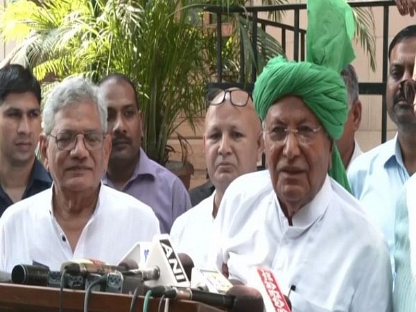 INLD President OP Chautala meets CPI(M) General Secretary Yechury ...