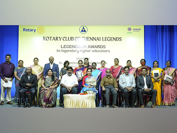 Teachers play an important role in a student's life, says Dr Thamizhachi  Thangapandian at the Rotary Club of Chennai Legends 