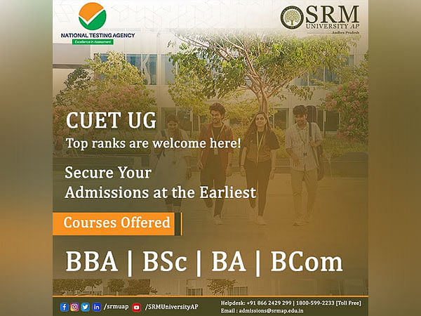 CUET Results at the doorstep; Top achievers are welcome to SRM University-AP