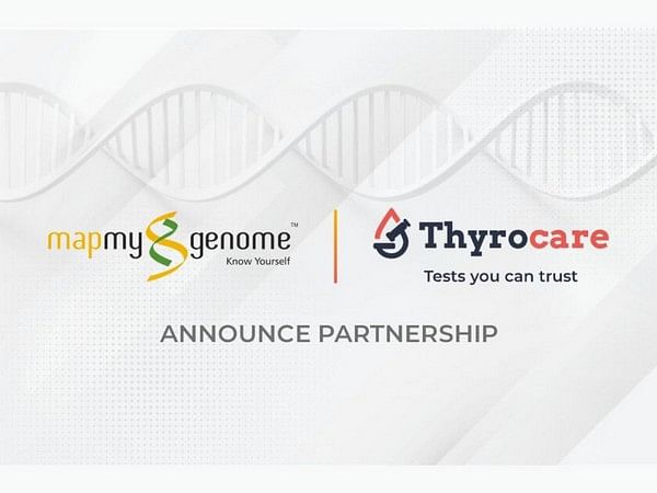 Mapmygenome Partners With Thyrocare To Offer Preventive Genetic Tests   ANI 20220916062349 