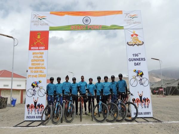 J-K: Army flags off mountain cycling expedition to commemorate Azadi Ka Amrit Mahotsav