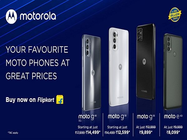 Motorola announces never before seen discounts on its smartphone range during Flipkart's Big Billion Days Sale