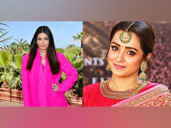 Trisha Krishnan drops picture with Aishwarya Rai from 'Ponniyin Selvan' sets