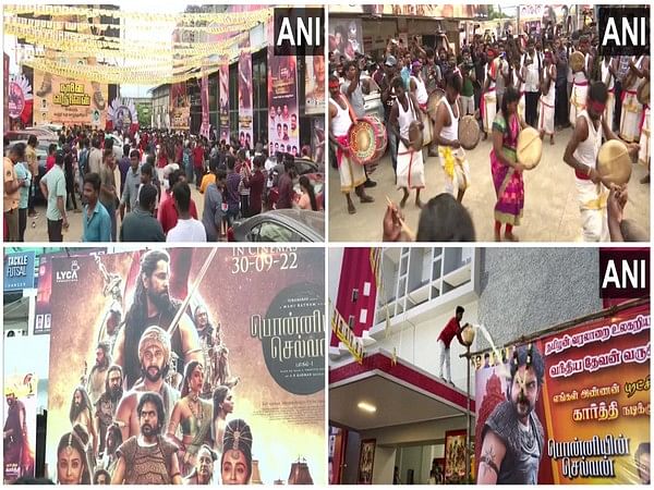 From offering milk to bursting crackers, fans celebrate release of 'Ponniyin Selvan' in Tamil Nadu