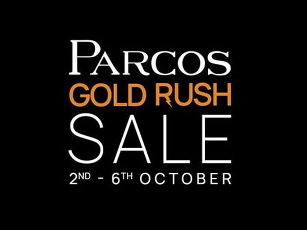Parcos' 1st ever mega sale-Parcos Gold Rush from October 2nd to 6th October, 2022 Parcos' 1st ever mega sale-Parcos Gold Rush from October 2nd to 6th October, 2022