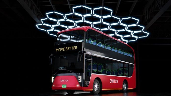 The electric double-decker bus | SwitchMobility/Twitter