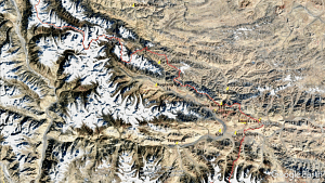 Annotated Google Earth image 