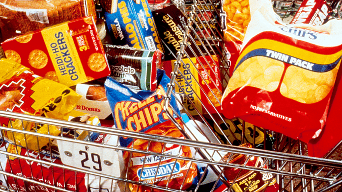 Representational image of ultra-processed foods | Wikimedia Commons