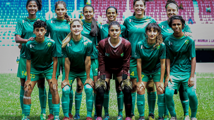 File photo of Pakistan's women's football team | Pakistan Football Federation/Twitter