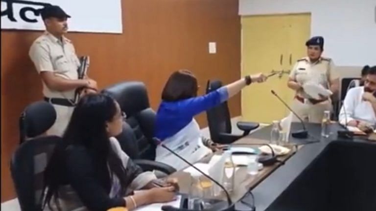 Could be part of ‘conspiracy’, says Haryana women’s panel chief on why she told cop to ‘get out’