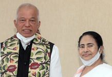 File Photo of TMC MP Luizinho Faleiro & West Bengal CM Mamata Banerjee | ANI