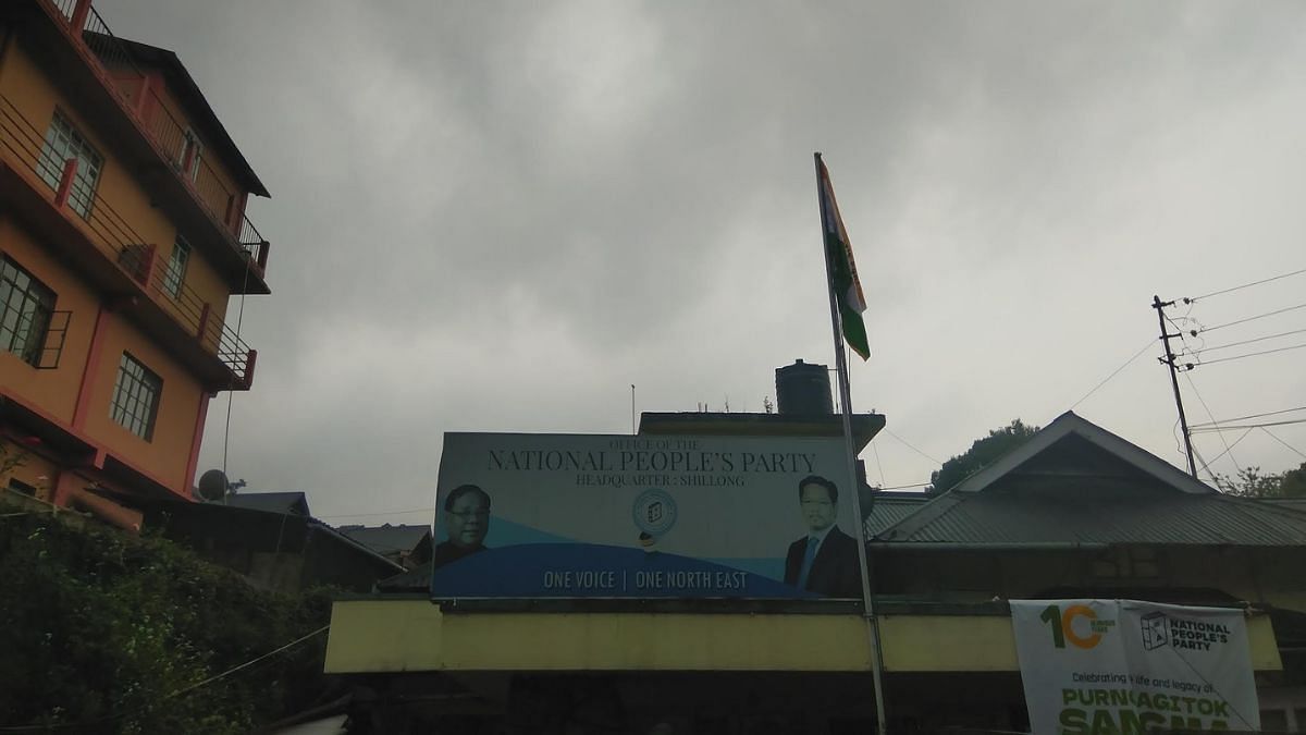 The NPP office in Shillong | Credit: Angana Chakrabarti, ThePrint