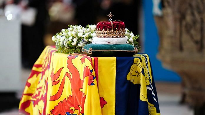 The coffin of Queen Elizabeth ll lies at rest in St Giles’ Cathedral, in Edinburgh on 13 September 2022 | ANI Photo/The Royal Family Twitter
