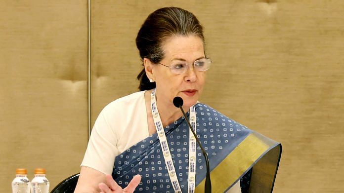 File photo of Congress interim president Sonia Gandhi | ANI Photo