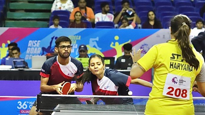 TT players in action at 36th National Games | Representational image | Courtesy: ttfi.org