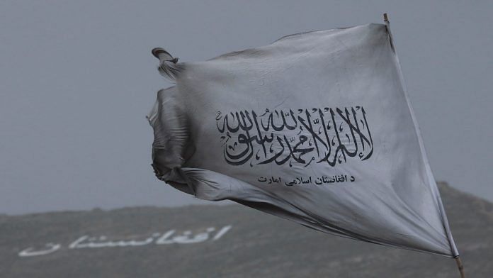 A Taliban's flag is seen in a marketplace in Kabul on 10 May 2022 | Photo: Reuters /Ali Khara